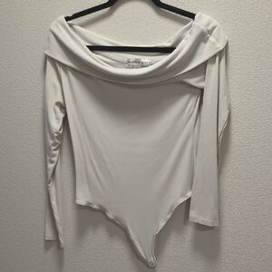 Madden Girl White Top Bodysuit